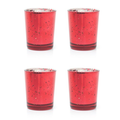 Pack red mercury glass - red,
