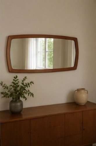 Vintage mid century teak wall - vintage,