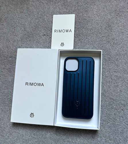 Rimowa blue matt finish back - rimowa,