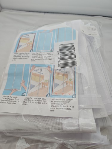 Door mesh zip fastening - mesh,