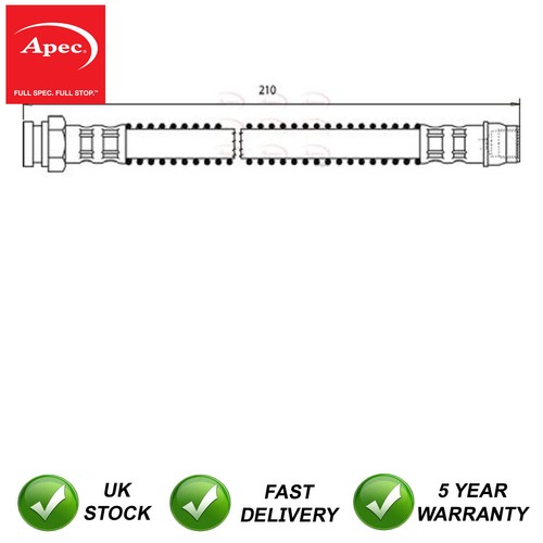 Brake hose rear apec - rear,