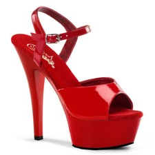 PLEASER RED POLEDANCING HEELS