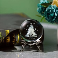 Christmas Tree Crystal Ball 3D