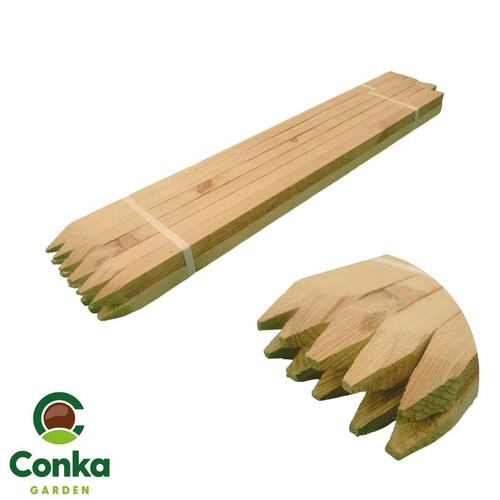 Wooden garden stakes pressure - wooden,