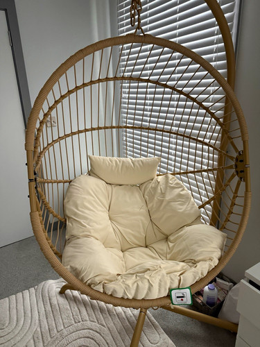 Rattan metal hanging - &, egg