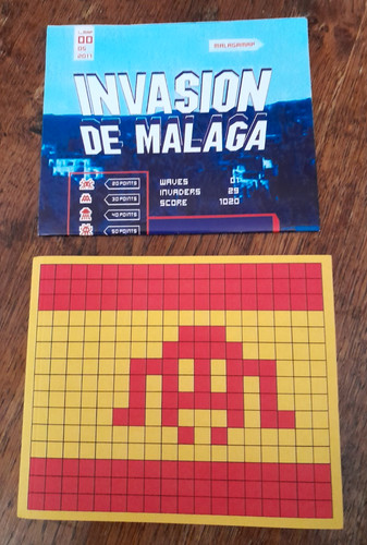 Space invader book map of - space,