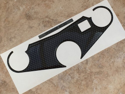 Carbon fibre effect yoke cover - fibre,