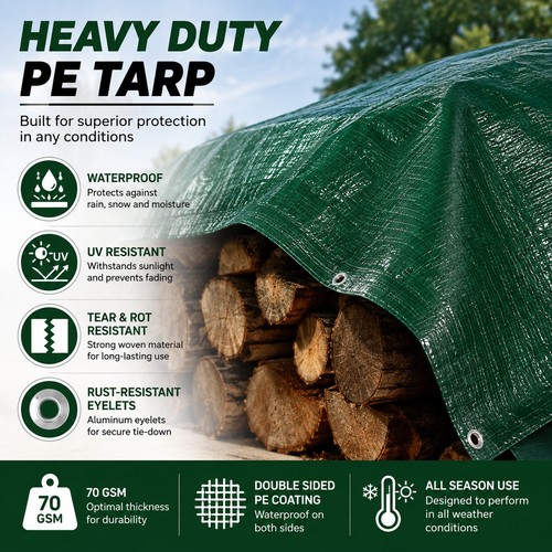 Pvc extra heavy duty tarpaulin - heavy,
