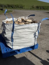 Hardwood Logs Firewood Kiln Dried Bulk Ton Bag Ash Oak Beech Mixed Ready To Burn