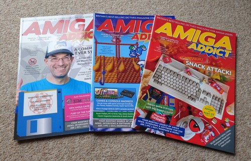 Amiga addict magazines - 3, x