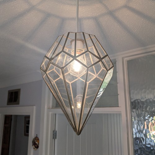 Vintge geometric glass - geometric, light