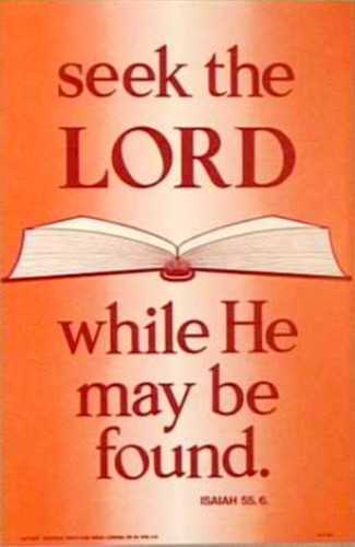 Bible text poster seek - bible,