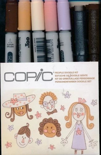 Copic doodle kit people - copic,