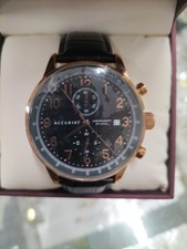 ACCURIST MENS WATCH BLACK DIAL