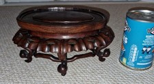 Antique Chinese Hardwood Display Stand for Porcelain