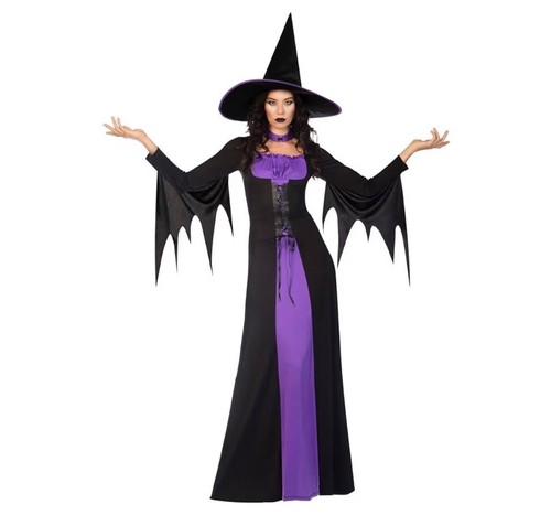 Classic witch costume dress - witch, up