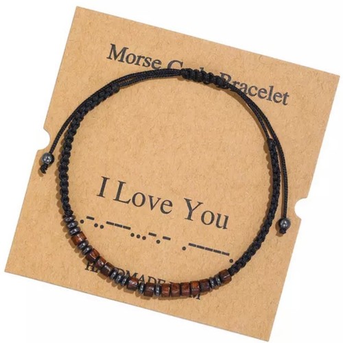 Morse code bracelet - morse, i