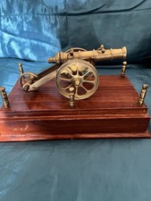 Vintage Brass Cannon Ornament