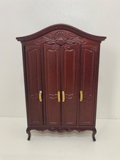 FAB GLENOWEN LARGE FRENCH ARMOIRE WARDROBE 1 of 2 DOLLS HOUSE