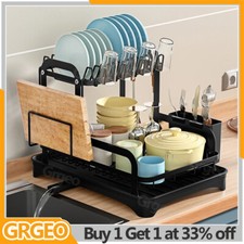 2 Tier Dish Drainer Rack