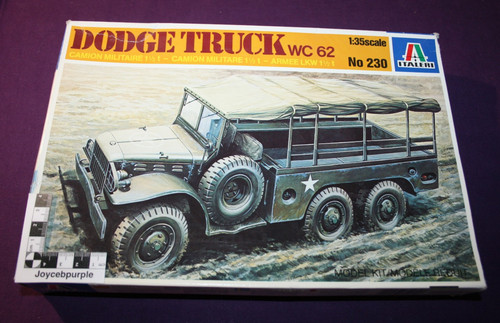 Italeri dodge truck wc62 35 - dodge,