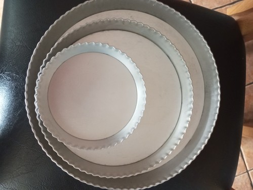 Set aluminium flan - 3,
