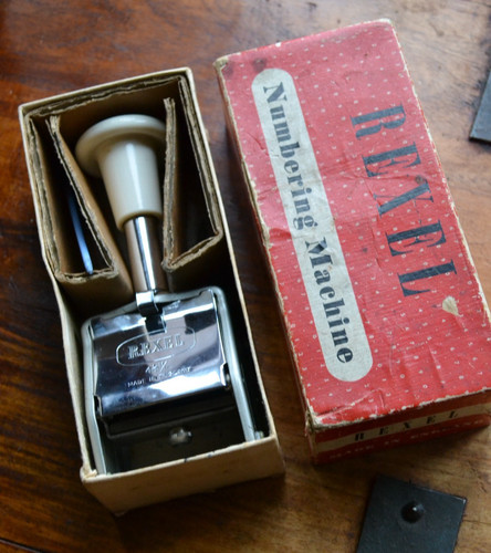 Vintage rexel black numbering - rexel,