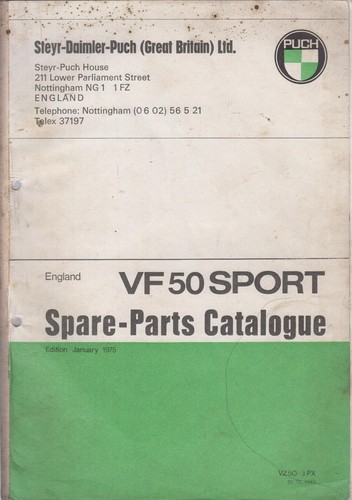 Puch vf50 sport original - puch, 1975