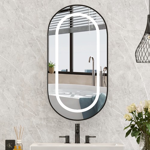Oval 400x800mm led bathroom - 400x800mm,