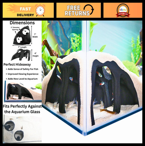 Natural aquarium corner cave - corner,