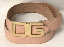DOLCE & GABBANA D&G BELT PINK
