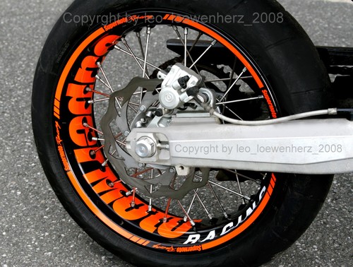 Wheel sticker supermoto 125 - supermoto, mz