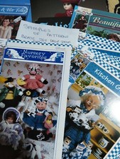 New&Unused Vtg Fibre Craft Crochet Knitting Patterns for Dolls select menu