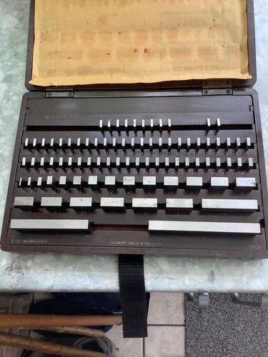 Imperial slip gauge set - , made
