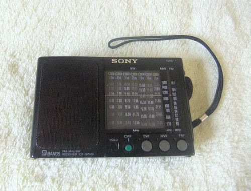 Vintage sony icf sw20 - vintage, fm/mw/sw