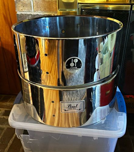 Pearl and sonar steel snare - sonar,