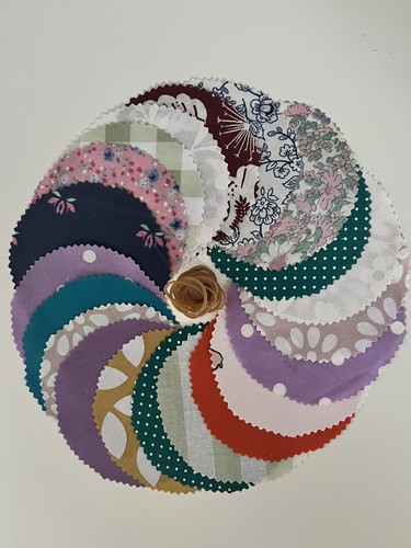 Mini handmade fabric jam - 20,
