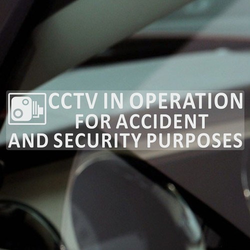 Sign cctv operation - x, in