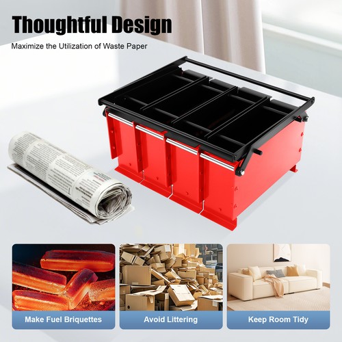 Log briquette maker - log,