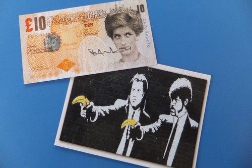 Banksy cut and run glasgow - run,