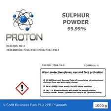 1000g SULPHUR POWDER 99.99%