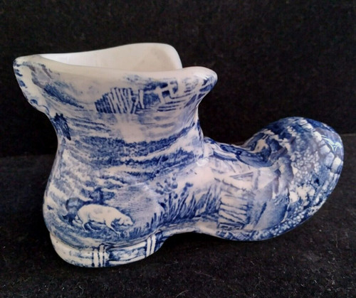 Porcelain boot figurine old - boot,