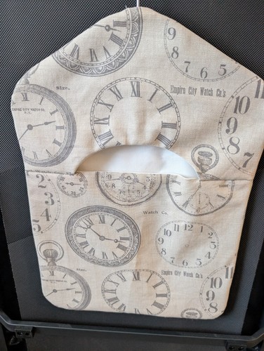 Large handmade lined peg bag - lined,