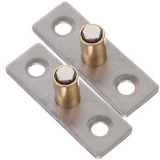  2 Pcs Bypass Barn Door Hardware Sliding Bottom Guide Floor Roller