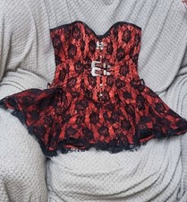 vintage goth collection corset