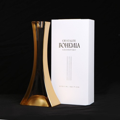 Pair candlesticks bohemia - of,