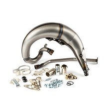 Exhaust (without silencer) Stage6 Streetrace high mount for Derbi Senda