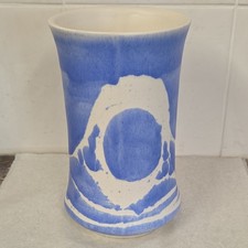 Vintage Aviemore Scottish Studio Pottery Vase Abstract Design 6.25"