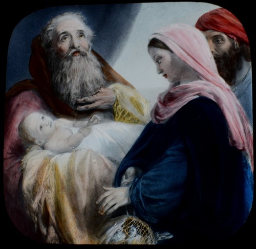 Magic lantern slide - magic,