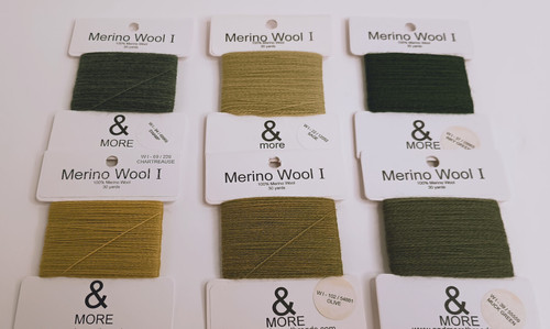 Merino wool needlepoint more - wool,